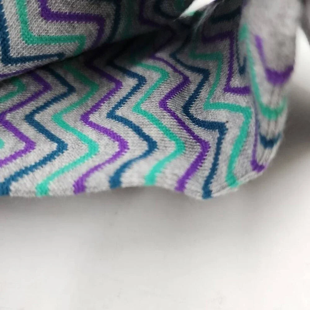 The Men's Store at Bloomingdale's Mini Zigzag Socks Grey Multi - 2 Pairs OS